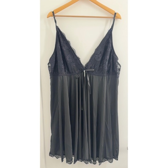 Inner Most Women Dresses & Skirts - Women's‎ Plus Size Floral Lace Slip Mini Dress Size 4XL Empire Waist Babydoll